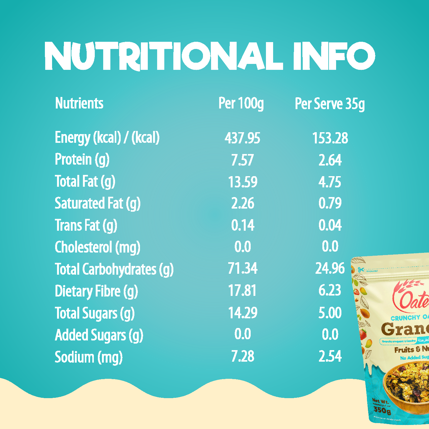 Crunchy Oats Granola – Fruits & Nuts - Image 2