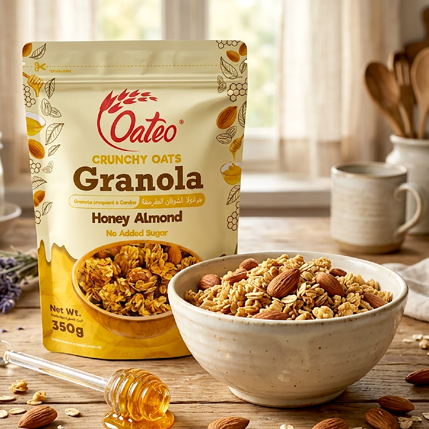 Crunchy Oats Granola – Honey Almond - Image 4