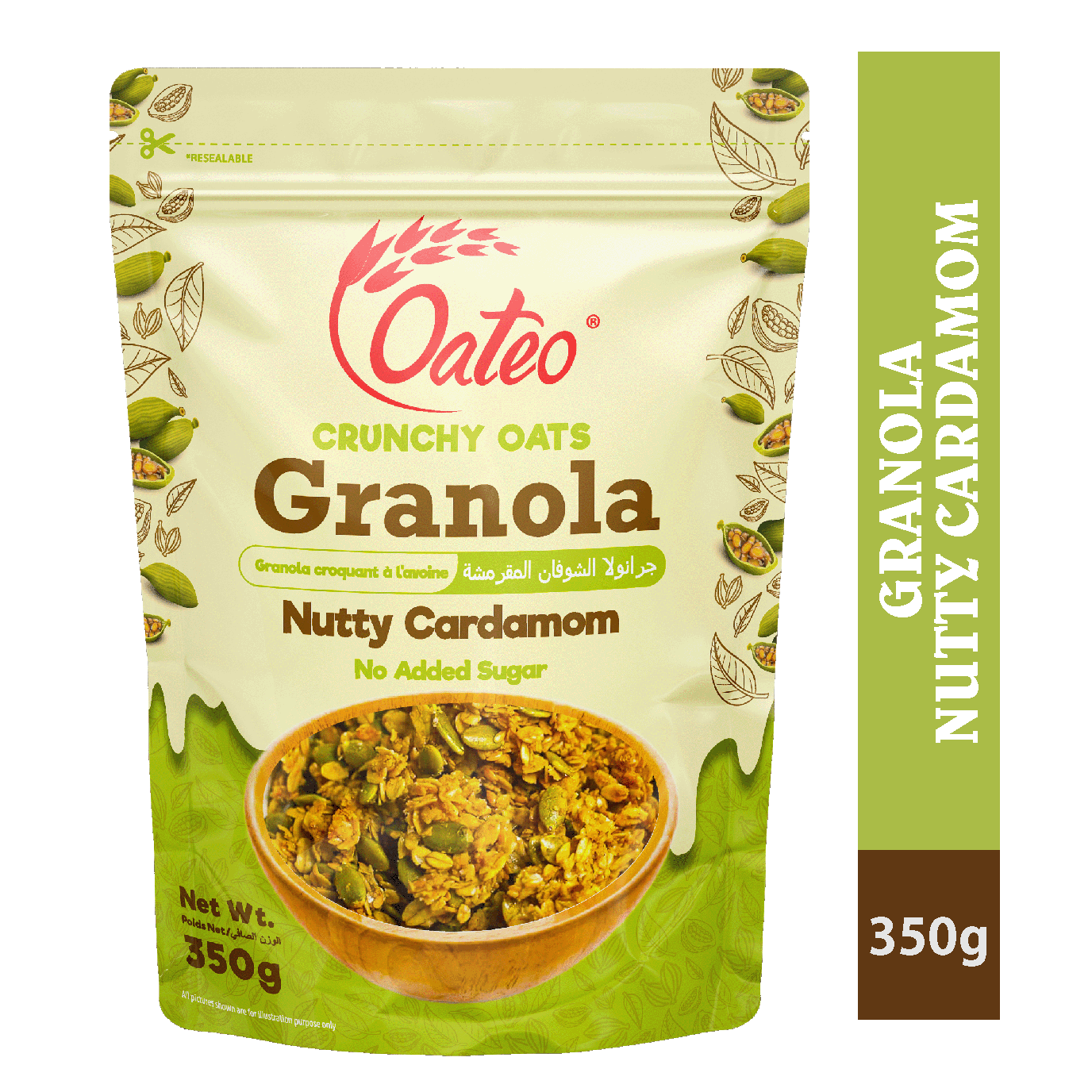 Crunchy Oats Granola – Nutty Cardamom