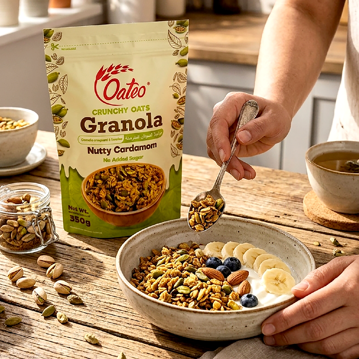 Crunchy Oats Granola – Nutty Cardamom - Image 4